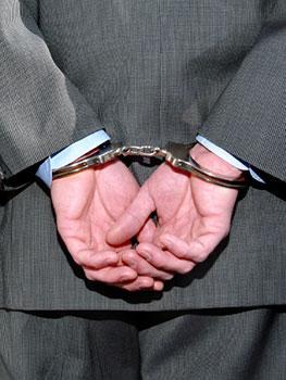 Image of man in handcuffs